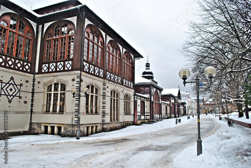 Obraz na płótnie Uzdrowisko Szczawno Zdrój w salonie