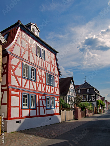 Fachwerkhäuser in Altheim, Münster, Hessen, Deutschland  photo