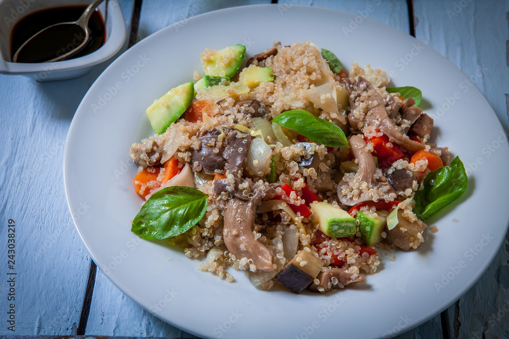 quinoa with vegetables quinoa with vegetables