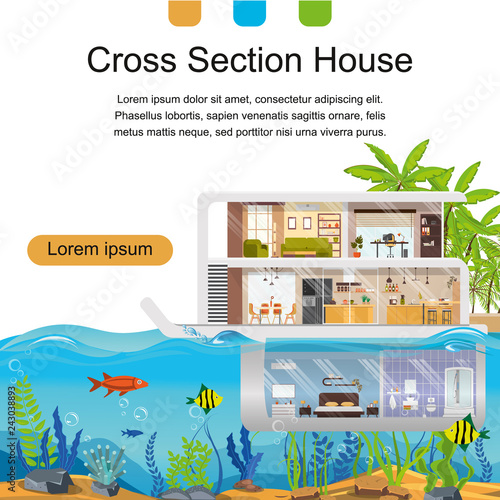 Real Estate Company Flat Vector Landing Page