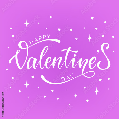 Happy Valentine's day greeting card, poster, banner design