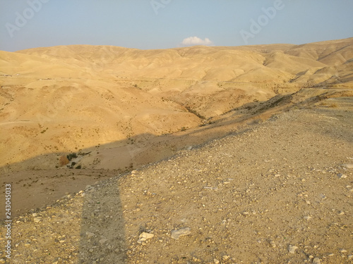 desert dune in Jordan landscape