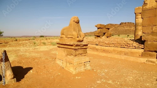  the antique temple of the black pharaohs