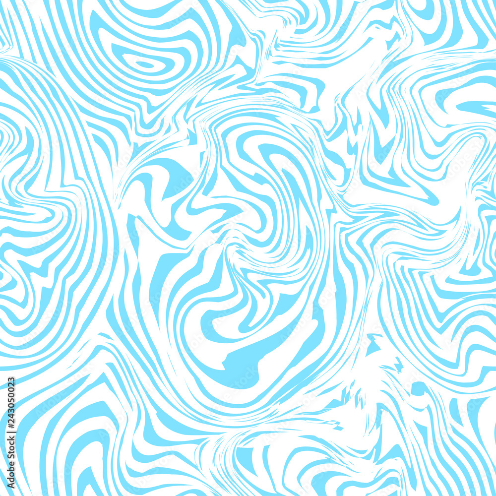Seamless vector abstract marble pattern. Ebru art. Trendy textile, fabric, wrapping.