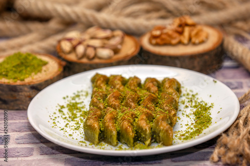 turkish sweet photo  luscious sweet pastry food meal candy sugary foods