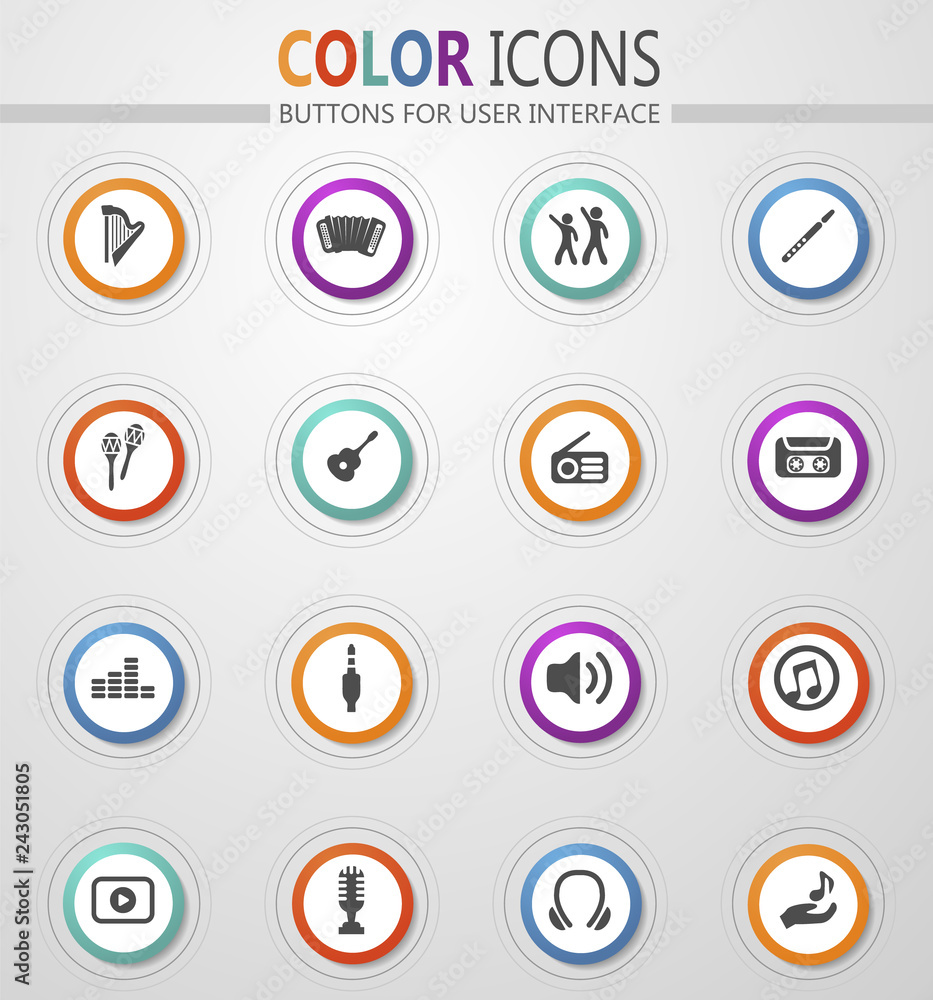 Disco Or Club icons set Disco Or Club icons set