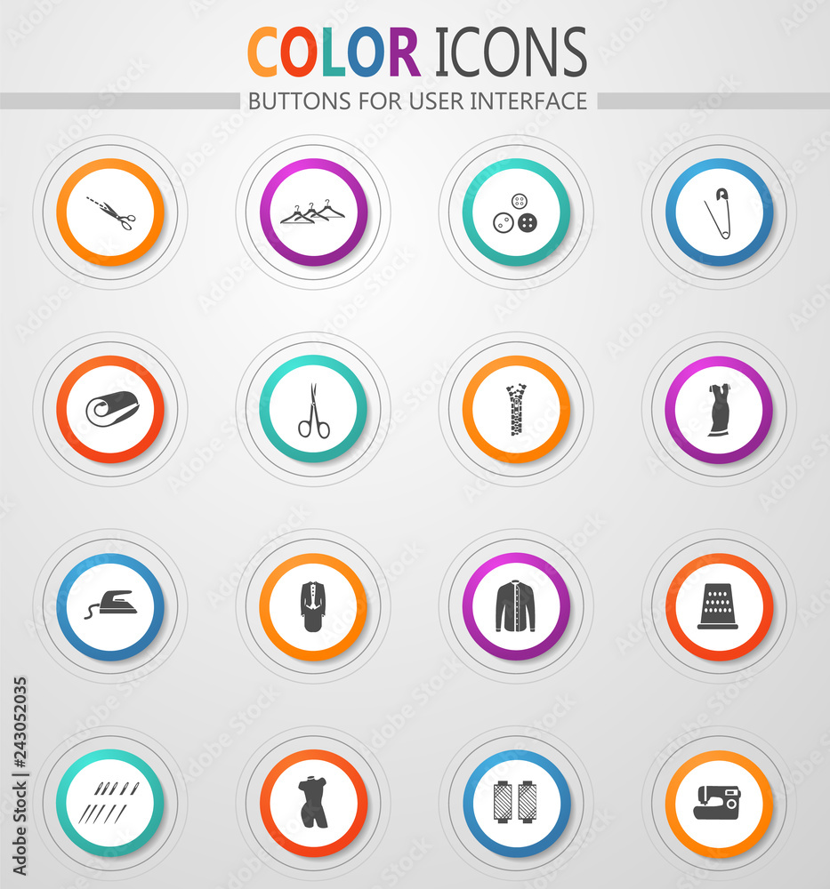 tailoring vector icons tailoring vector icons
