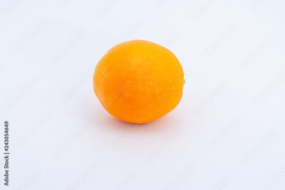 navel orange on white background navel orange on white background