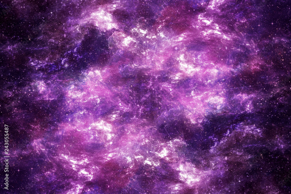 Artistic Colorful Unique Beautiful Nebula Galaxy Background