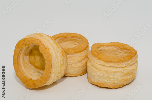 Vol au vent. Pastry cases 