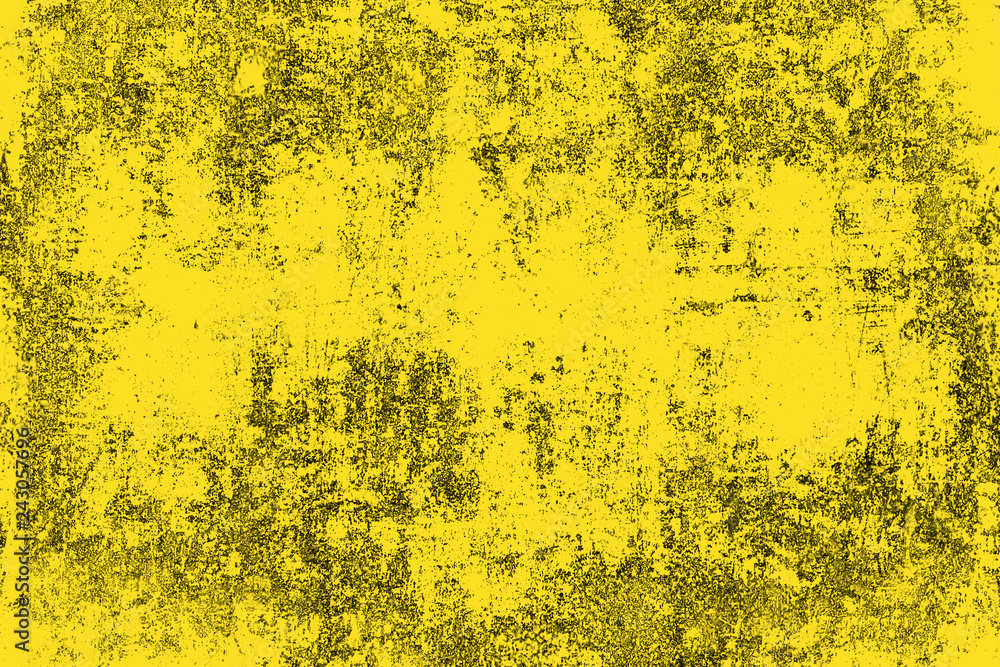 Yellow grunge background. Texture of old paint. Yellow grunge background. Texture of old paint.