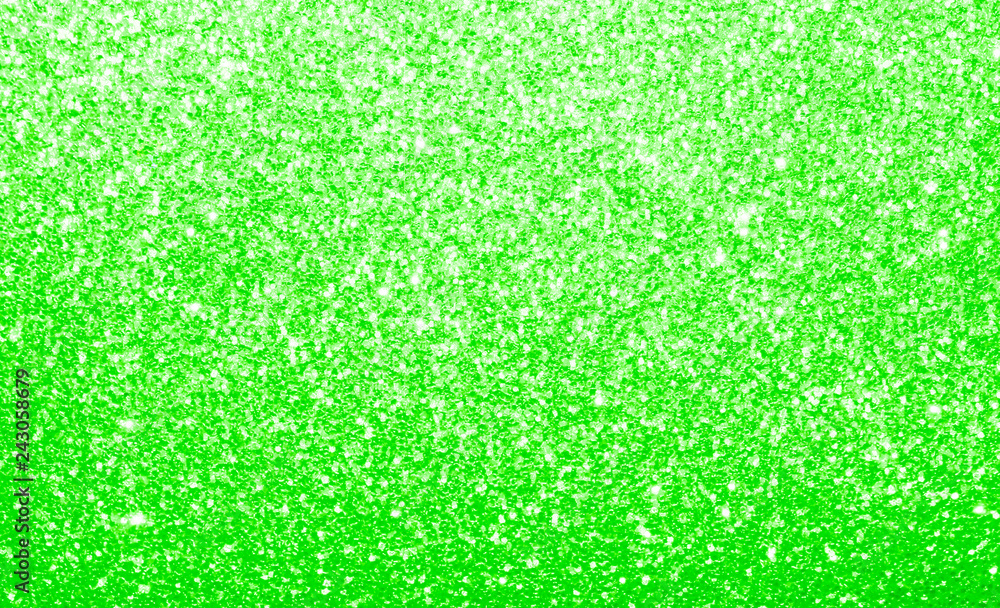 Neon Green Glitter Background