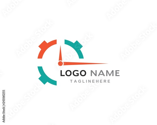 Timer logo vector