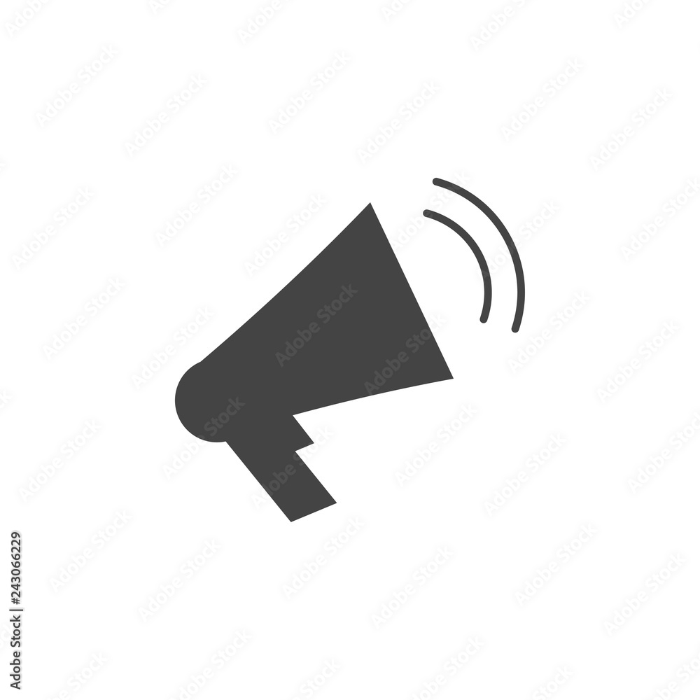 Loud speaker icon graphic design template vector Loud speaker icon graphic design template vector