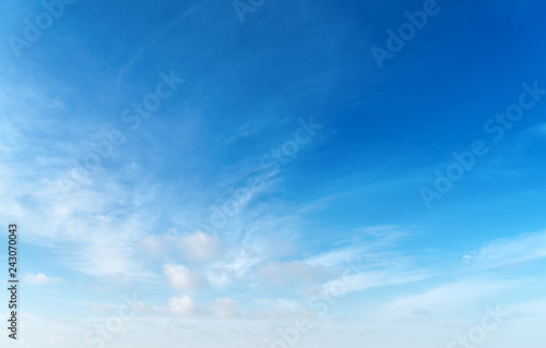 Blue sky and white clouds