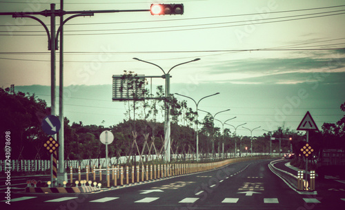 street in the city