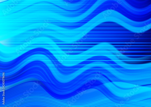 Blue blur abstract background © Background.cc