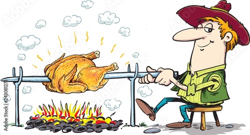 Roast chicken