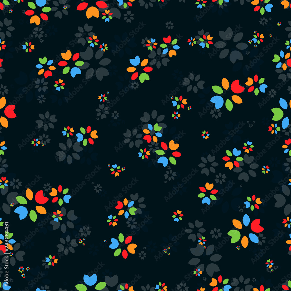 Seamless repeating floral pattern Seamless repeating floral pattern