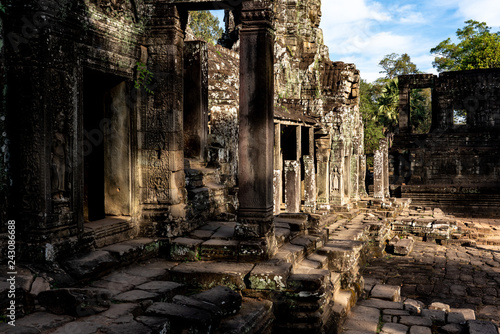 Bayon Angkor Thom ruins at Siem Reap  Cambodia