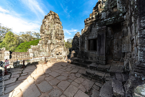 Bayon Angkor Thom ruins at Siem Reap, Cambodia