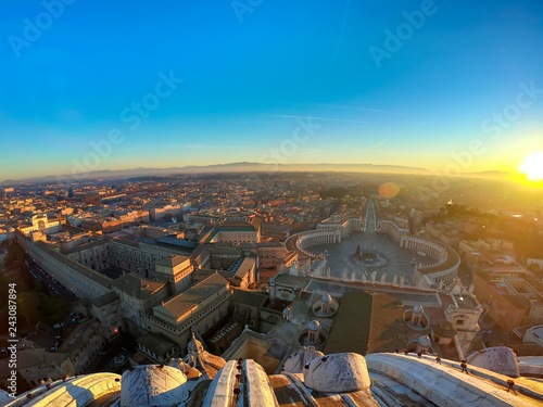 Canvas Print The View from St. Peter's Basilica