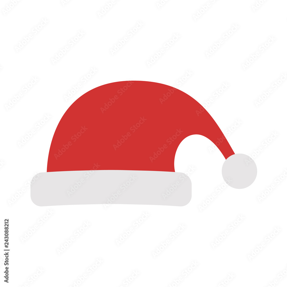 Christmas hat icon isolated on white background. Modern concept vector illustration Christmas hat icon isolated on white background. Modern concept vector illustration
