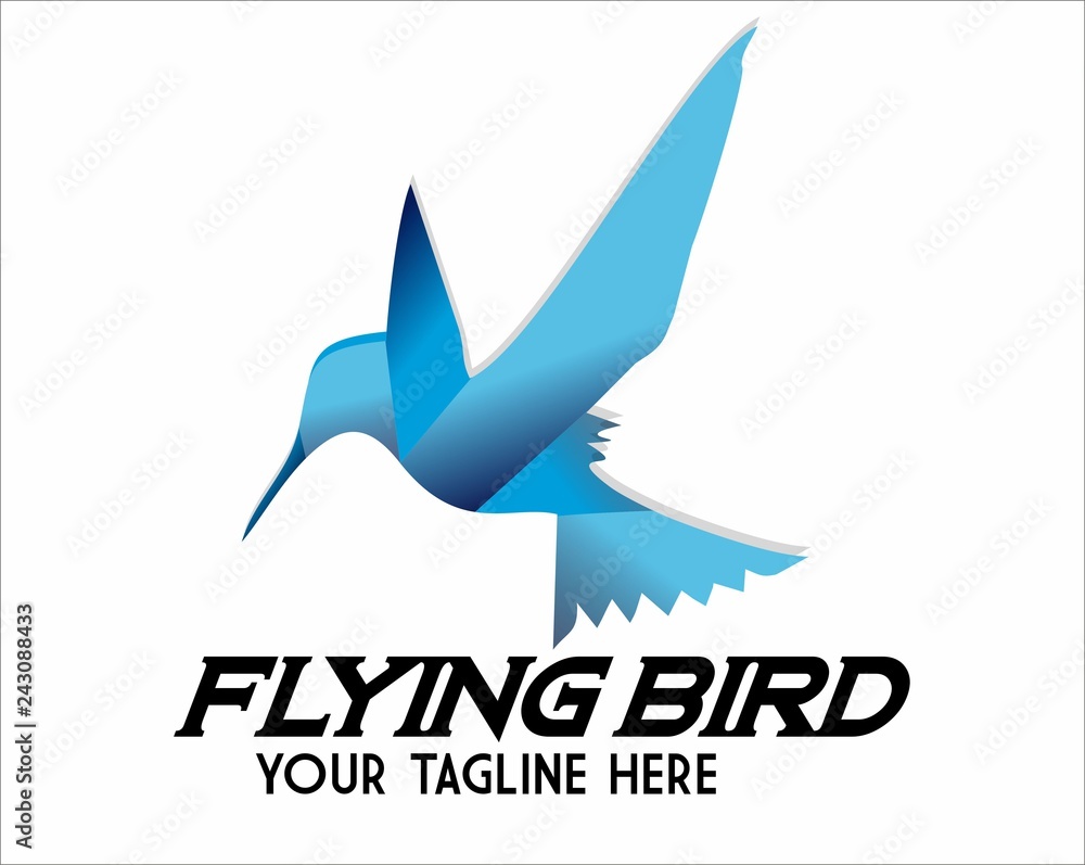 Obraz premium abstract bird logo for company