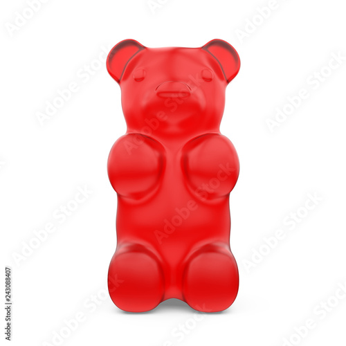 Gummy Bears Candy Isolated photo