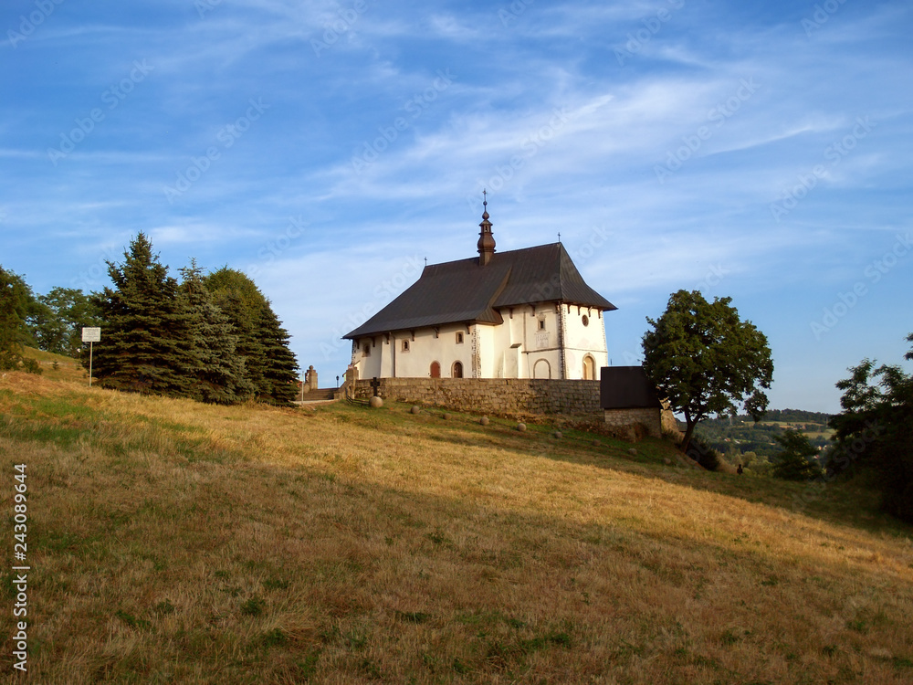 Medieval church. Tropie, Poland.