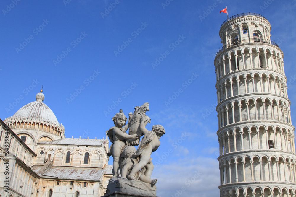  landmarks in Pisa, unesco world heritage, Italy 