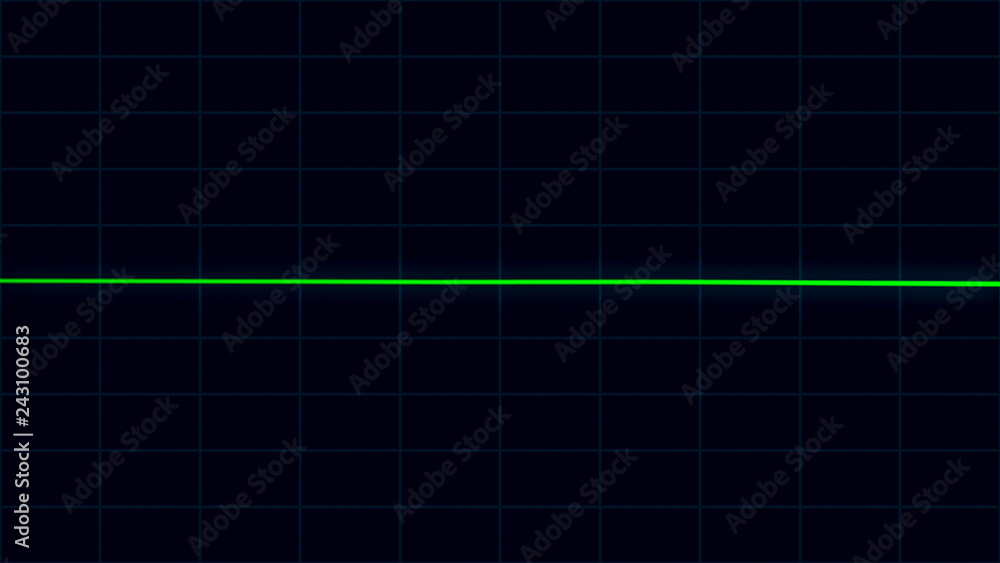 Heartbeat flatlines on cardiogram screen, EKG ECG cardio healthcare concept Heartbeat flatlines on cardiogram screen, EKG ECG cardio healthcare concept