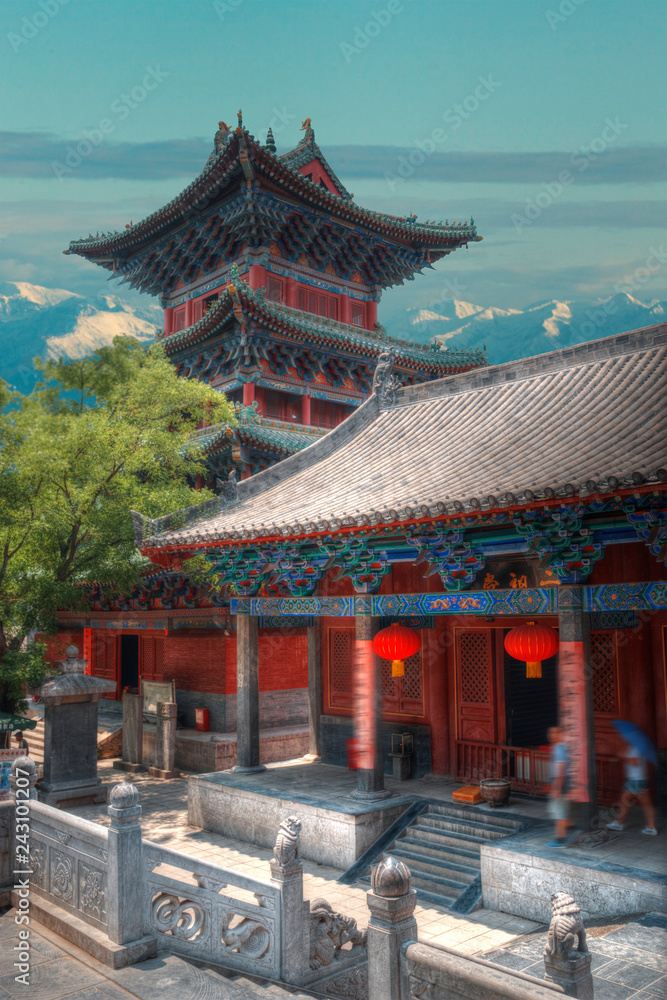 Fototapeta premium Shaolin is a Buddhist monastery in central China.