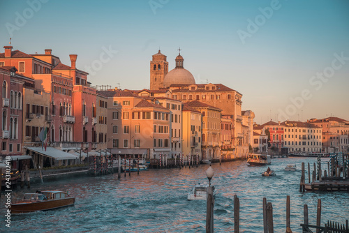 Water channels in the city of Venice © Aliaksei