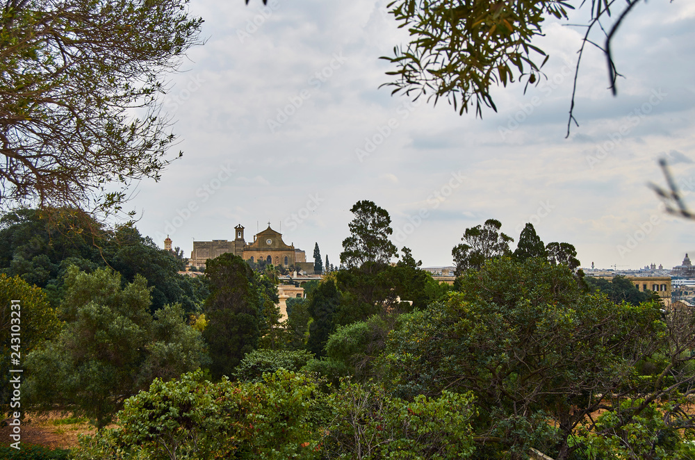 Obraz premium Landscape in Malta park