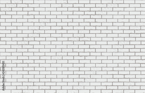 white brick wallpaper 3d illustration 40x29cm 300dpi