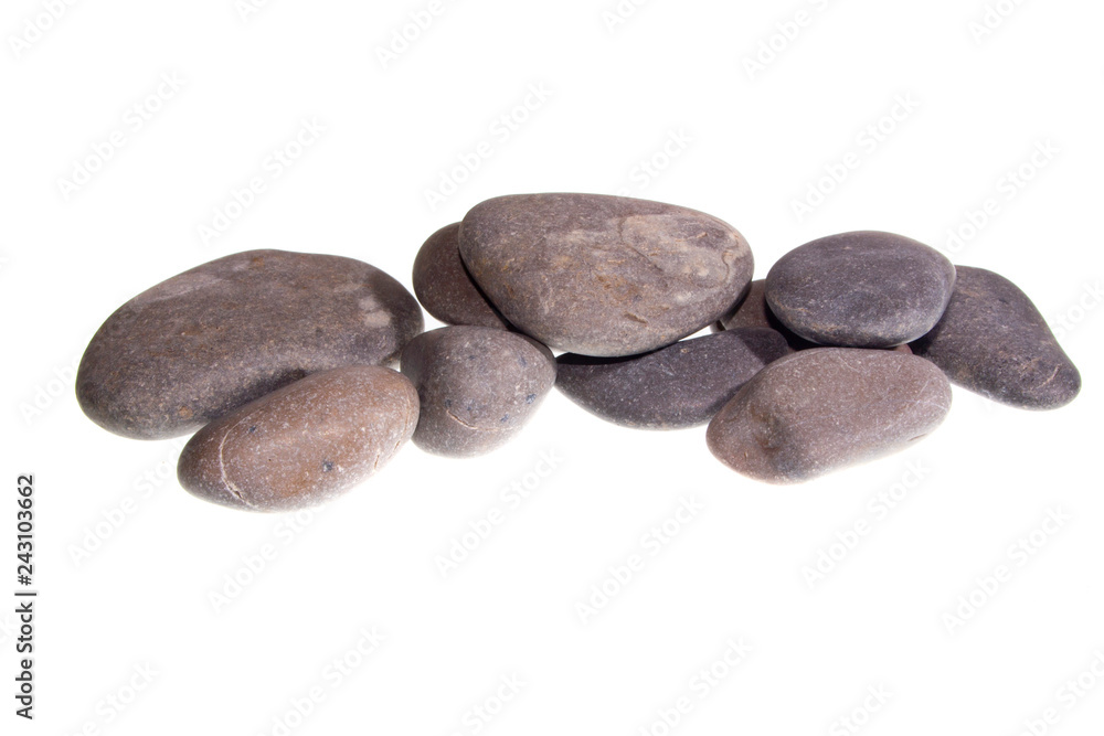 stone isolated on white background stone isolated on white background