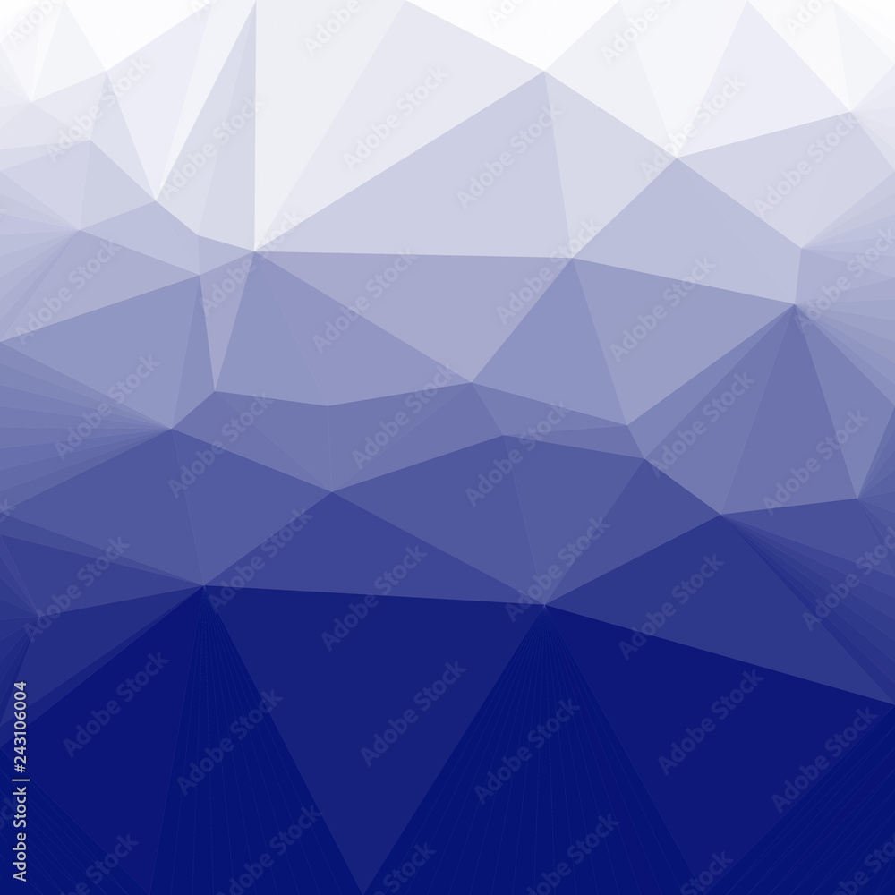 Obraz premium Abstract blue polygon wallpaper or background