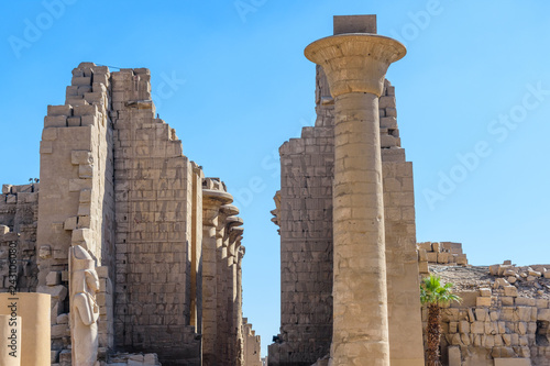 Ruins of the ancient Karnak temple. Luxor, Egypt