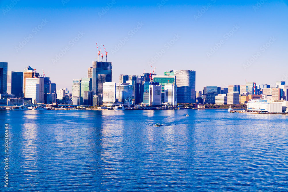 Naklejka premium 風景物語(レインボーブリッジ) 