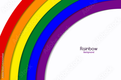 Rainbow Flag LGBT Multicolored This is a logo or emblem.