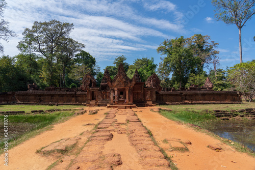 Aproach at Banteay Srei, Angkor, Cambodia