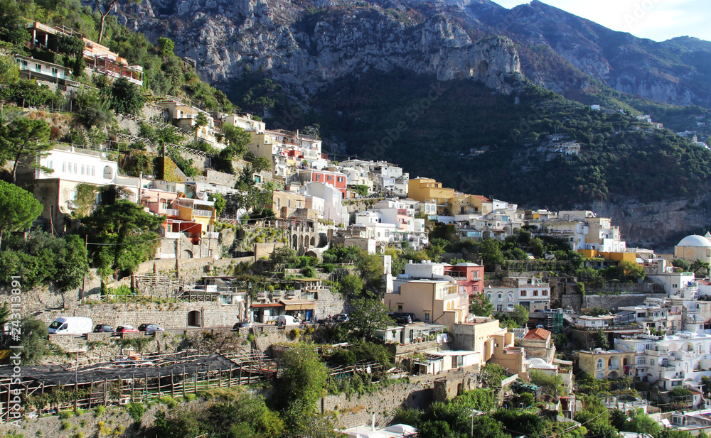Beautiful view of Amalfi coast, Italy