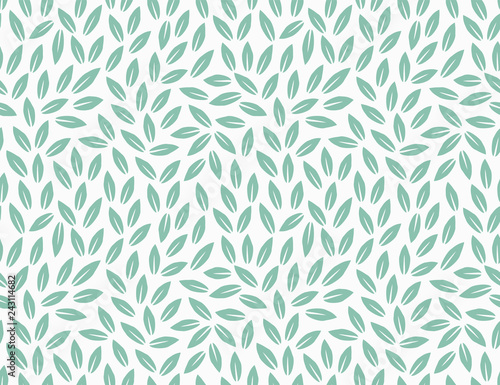 Leaves Pattern. Endless Background. Seamless