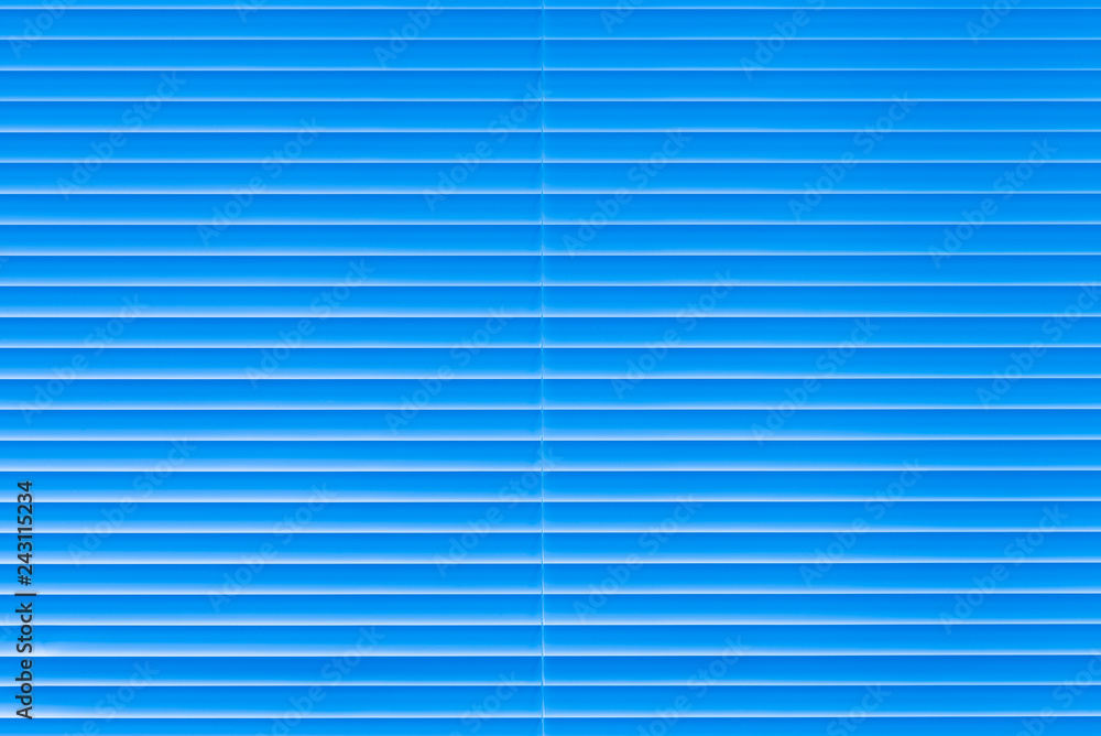 Blue horizontal grooved metal texture background Blue horizontal grooved metal texture background