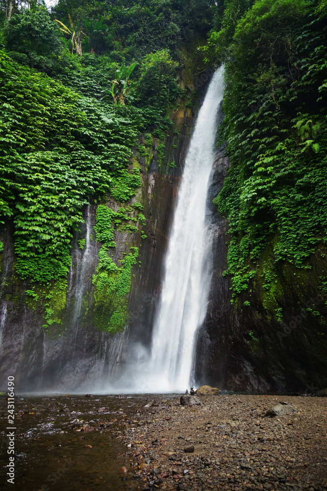 Fototapeta premium Waterfall near Munduk on Bali, Indonesia