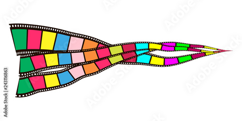 color film.design template.