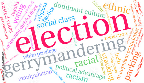 Election word cloud on a white background. 