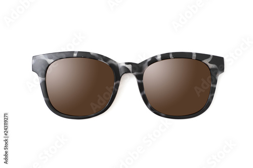 aviator sunglasses isolated on white