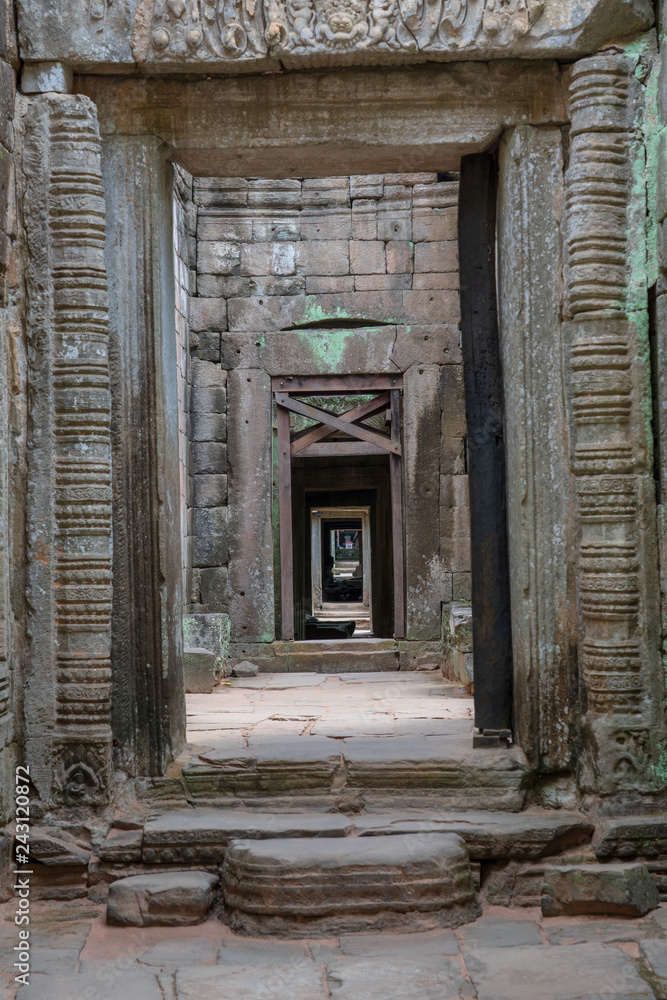 Preah Khan temple at Angkor, Cambodia